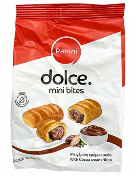 Panini Dolce Mini Bites With Cocoa Cream Filling 120g
