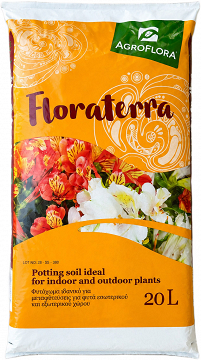 Agroflora Floraterra Potting Soil For Indoor And Outdoor Plants 20L
