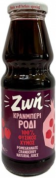Zoi Pomegranate Cranberry 100% Natural Juice 330ml