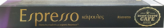 Buon Gusto Espresso Ristretto Καψούλες 10Τεμ
