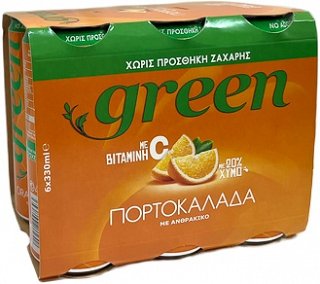 Green Orangeade Carbonated No Added Sugar 6x330ml