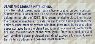 Tani Home Non Stick Baking Paper Pre Cut Sheets 18Pcs