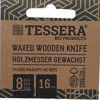 Tessera Wooden Knives 16cm 8Pcs