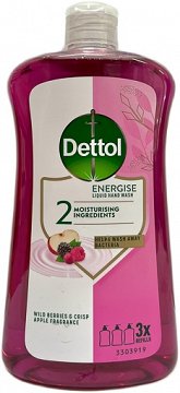 Dettol Energise Wild Berries & Crisp Apple Κρεμοσάπουνο Ανταλλακτικό 750ml