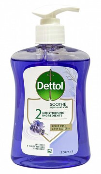 Dettol Soft On Skin Soothe Lavender & Violet Blossom Κρεμοσάπουνο 250ml