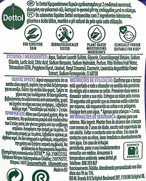 Dettol Soft On Skin Soothe Lavender & Violet Blossom Κρεμοσάπουνο 250ml