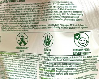Dettol Hydrate Aloe & Bamboo Hand Wash Refill 500ml