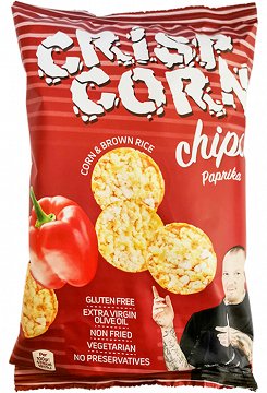 Crisp Corn Chips Paprika Gluten Free 60g