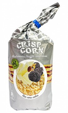 Crisp Corn Λεπτές Γκοφρέτες Καλαμποκιού Μανιτάρια Τρούφα & Τυρί 123,5g