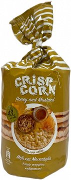Crisp Corn Λεπτές Γκοφρέτες Καλαμποκιού Μέλι & Μουστάρδα 123,5g