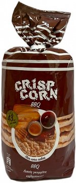 Crisp Corn Λεπτές Γκοφρέτες Καλαμποκιού Bbq 123,5g