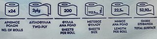 Fay Charm Άσπρο Χαρτί Τουαλέτας 24Τεμ
