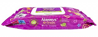 Nannys Baby Wipes Aloe Camomile 40Pcs
