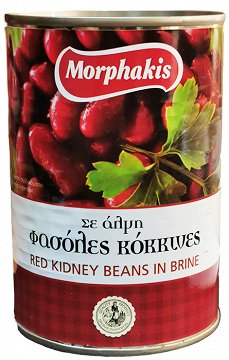 Morphakis Red Kidney Beans In Brine 410g