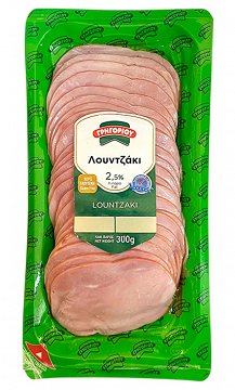 Grigoriou Smoked Pork Loin Slices Gluten Free 300g