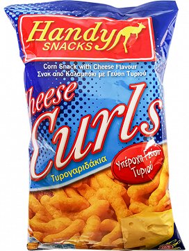 Handy Cheese Curls Τυρογαριδάκια 90g