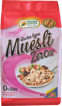 Golden Choice Muesli Zero 0% No Added Sugar 400g