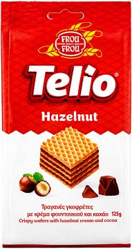 Frou Frou Telio Crispy Wafers With Hazelnut Cream And Cocoa 125g