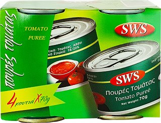 Sws Πάστα Ντομάτας 4X70g