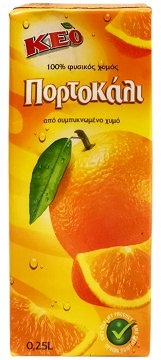 Κεο Χυμός Πορτοκάλι 250ml