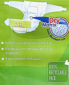 Nannys Sensitive Chamomile 6 Jumbo 38Pcs