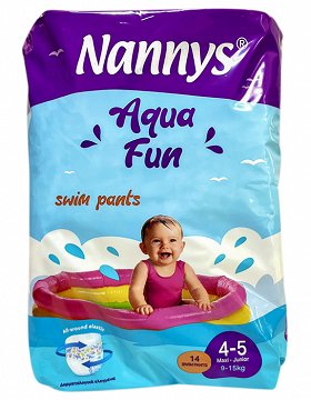Nannys Aqua Fun Swim Pants 4-5 Maxi-Junior 14Τεμ