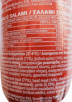 Snack Garlic Salami 300g