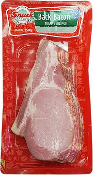 Snack Back Bacon Slices 150g