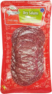 Snack Dry Salami Slices 100g