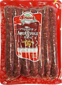 Snack Λουκάνικα Κρασάτα Λεπτά 250g