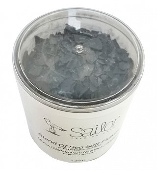 Sailor Premium Blend Of Sea Salt Flakes With Vegetable Carbon 125g