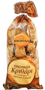Bakandys Παξιμάδια Κριθάρι Κρητική Συνταγή 350g
