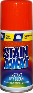 Stain Away Instant Dry Clean Σπρέι Για Ρούχα & Υφάσματα 150ml