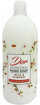 Dor Milk & Almond Κρεμοσάπουνο Αντιβακτηριδιακό 1,100L