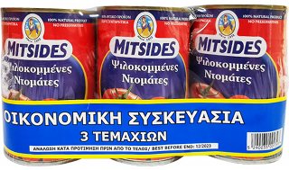 Μιτσίδη Ψιλοκομμένες Ντομάτες 3x400g