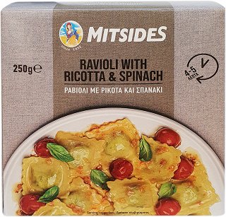 Μιτσίδη Ραβιόλι Με Ρικότα & Σπανακι 250g