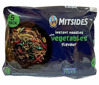 Μιτσίδη Instant Noodles Λαχανικά 5x70g