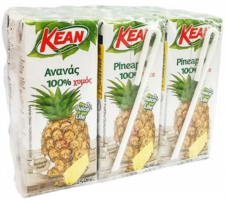 Kean Χυμός Ανανά 9X250ml