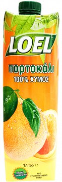 Λοέλ Πορτοκάλι 100% Χυμός 1L