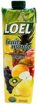 Λοέλ Χυμός Fruit Mania 1L