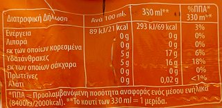 Mirinda Πορτοκαλάδα 6x330ml