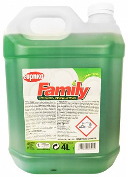 Εύρηκα Family Lemon Fresh Υγρό Πιάτων 4L