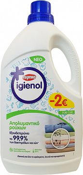 Εύρηκα Igienol Απολυμαντικό Ρούχων Pure Care 1.5L -2€