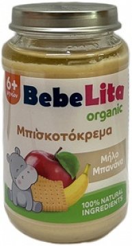 Bebe Lita Organic Biscuit Cream Apple Banana 200g