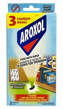 Aroxol Food Moth Paper 3Pcs