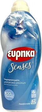 Εύρηκα Senses Peaceful Notes Υπερσυμπυκνωμένο Μαλακτικό 1250ml