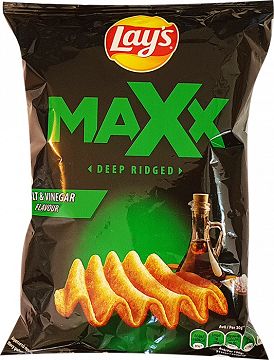 Lays Maxx Αλάτι Ξύδι 80g