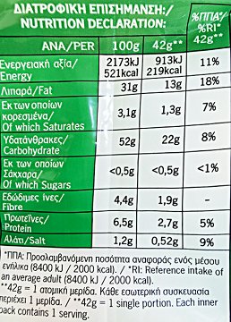 Lays Αλάτι Ξύδι 10X42g