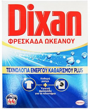 Dixan Φρεσκάδα Ωκεανού Σκόνη 44 Πλύσεις 2,2kg