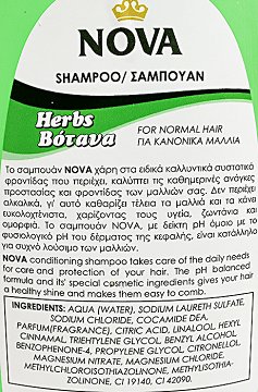 Nova Shampoo Herbs For Normal Hair 650ml